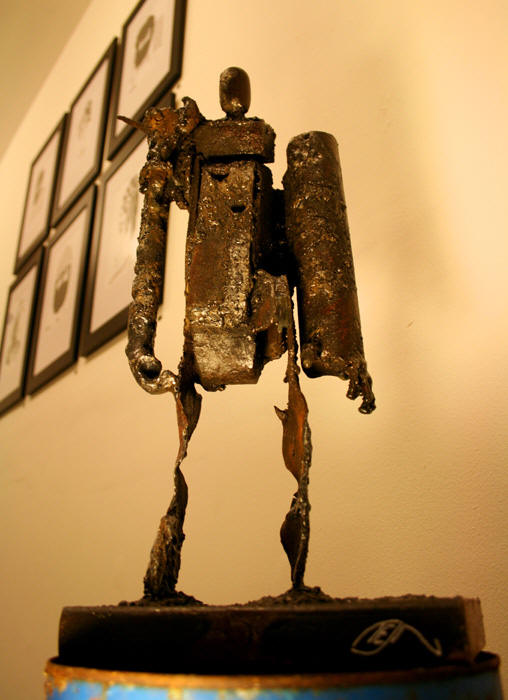 Tejn: "Welded Attitudes" at Lunchmoney Gallery